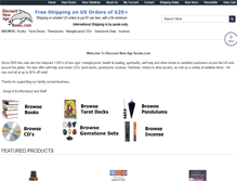 Tablet Screenshot of discountnewagebooks.com